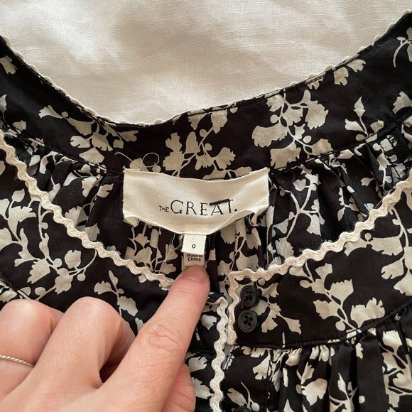 THE GREAT. The Elm button up top - Picture 5 of 6